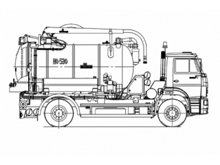 Машина илососная КО-530-25