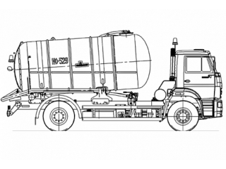 Машина ассенизационная КО-529-14 Машина ассенизационная КО-529-14