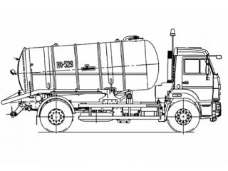 Машина ассенизационная КО-529-13 Машина ассенизационная КО-529-13