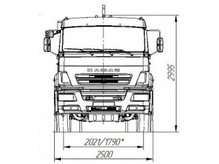 Автомобиль 658667-2032-02 c крюковым погрузчиком